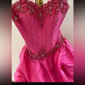 Elegant Pink Ball Gown